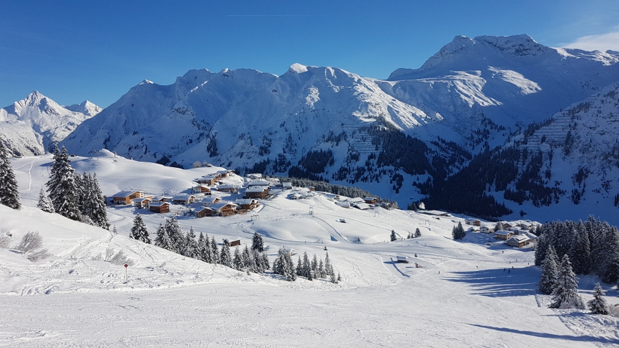 Wintersport in Oberlech